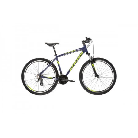 Kross Hexagon 2.0 M 26 темно-синий / салатовый / серый матовый