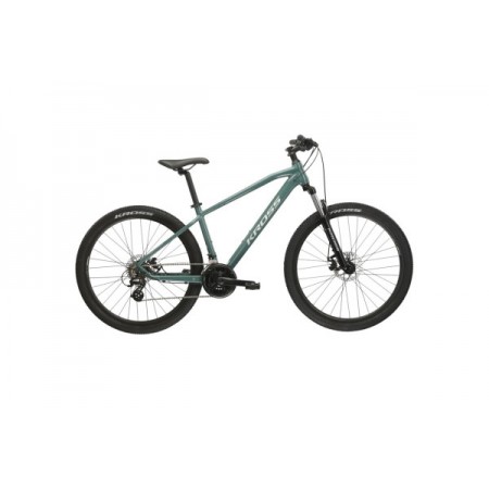 Kross Hexagon 2.0 M 29 зеленый/серебристый глянец