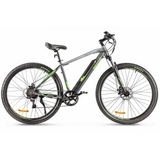 Электровелосипед Eltreco Ultra LITE серо-зеленый